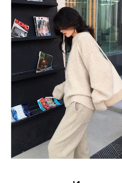 Loose Fit Vintage Style Sweater