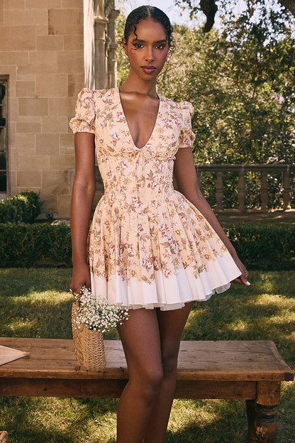 Zaylee | Floral Print Mini Dress