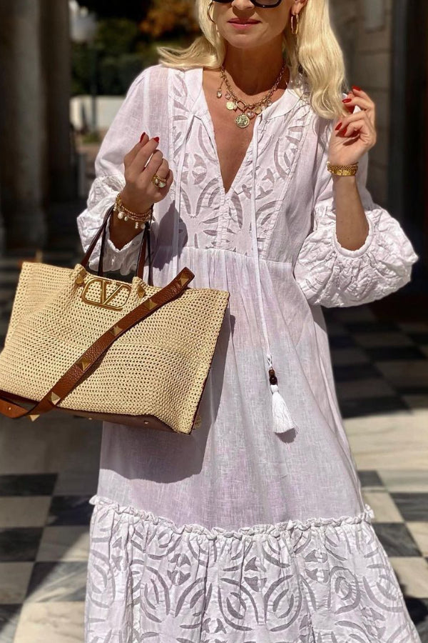 Flower Language Lace Dress