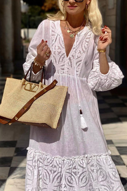 Flower Language Lace Dress