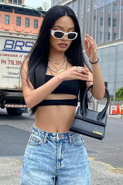 High Waist Wide Leg Jean