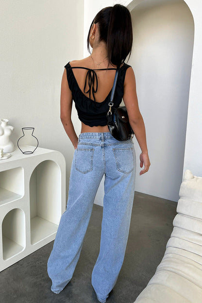 Low Rise Vintage Straight Jean