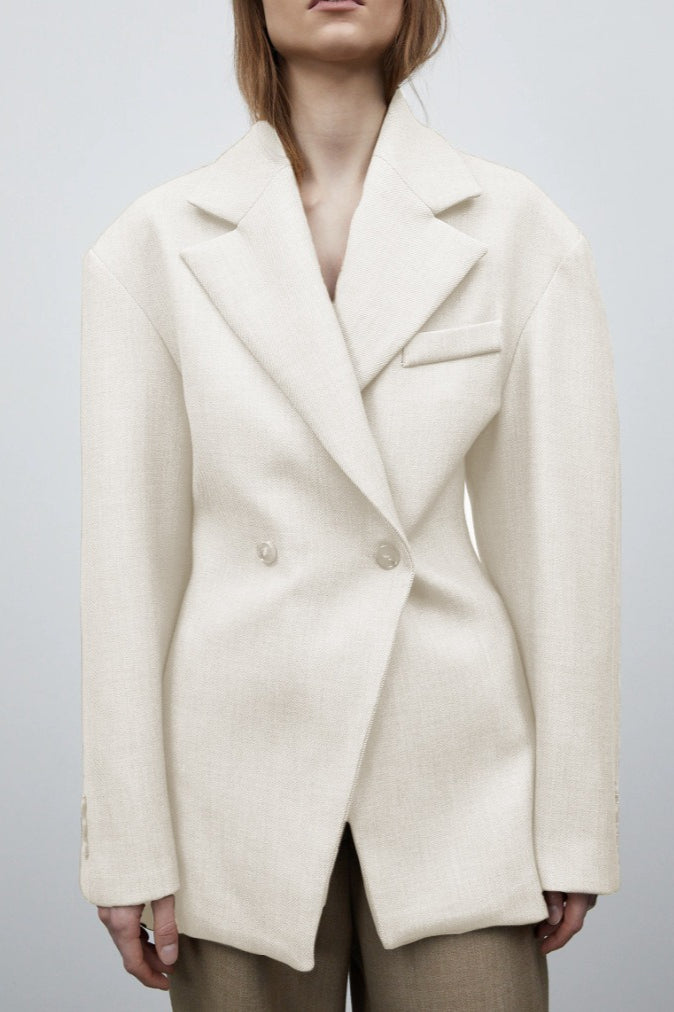 Lapel Relaxed Fit Blazer
