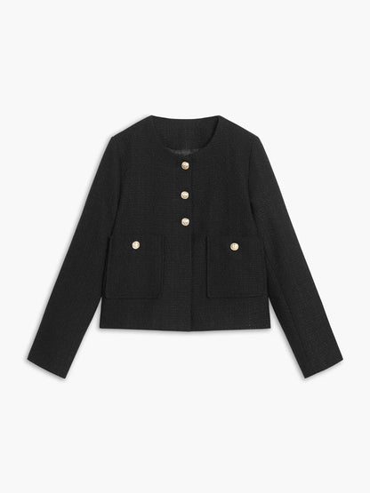 Oldmoney Aesthetics Tweed Blazer