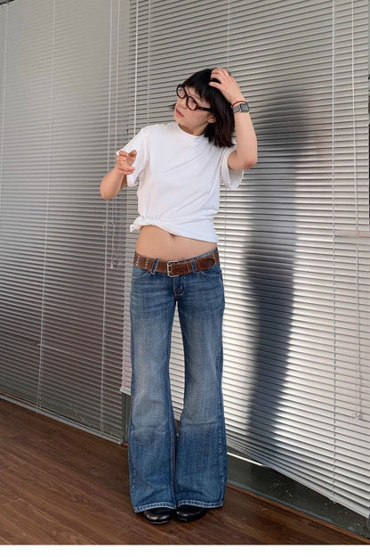 Low Rise Vintage Flare Jean