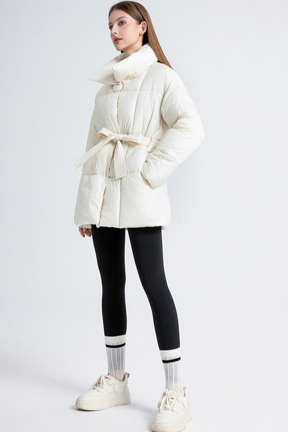 Longline Design Puffer Jacket