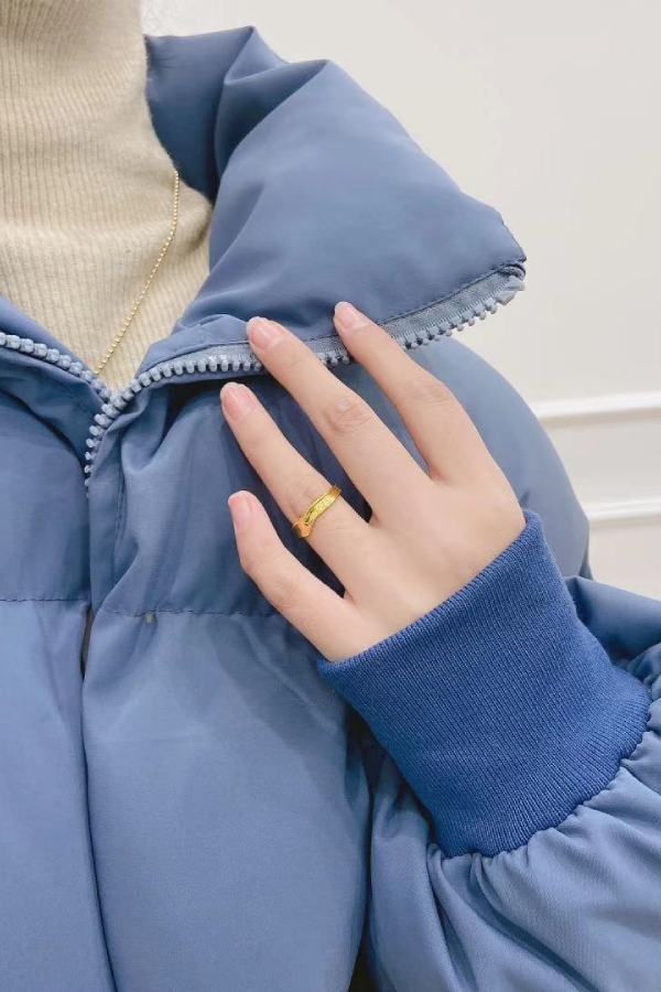 Fashionable and Versatile Slim Loose Short Cotton Jacket