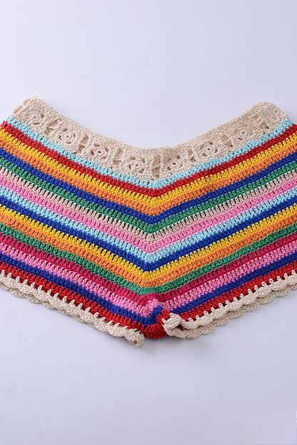 Knit Bandeau Bikini Set