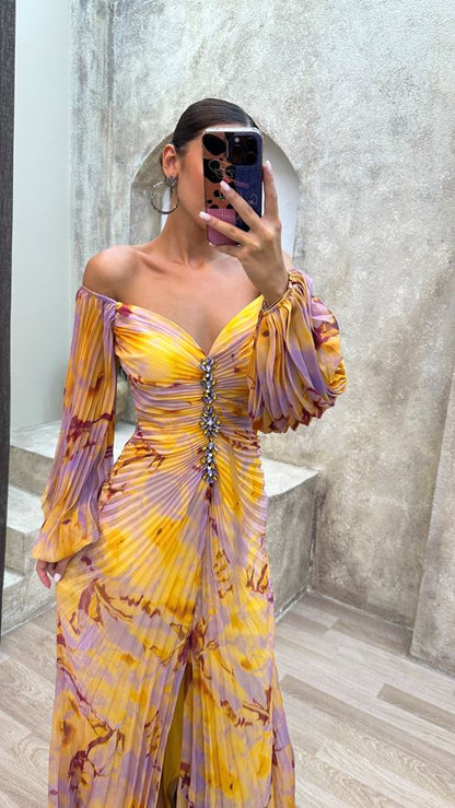 Carly | Elegant V-Neck Dress