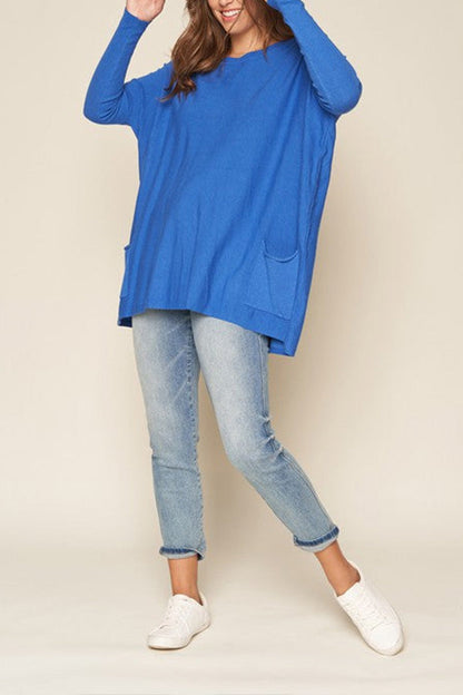 BOYFRIEND POCKET SWEATER