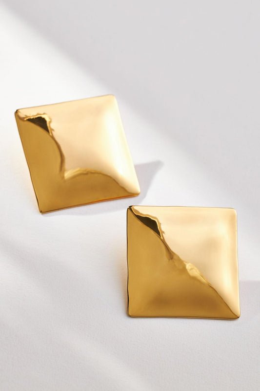 Sqaure Structured Earrings