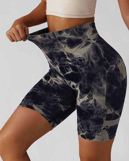 Tie Dye Scrunch Bum Shorts