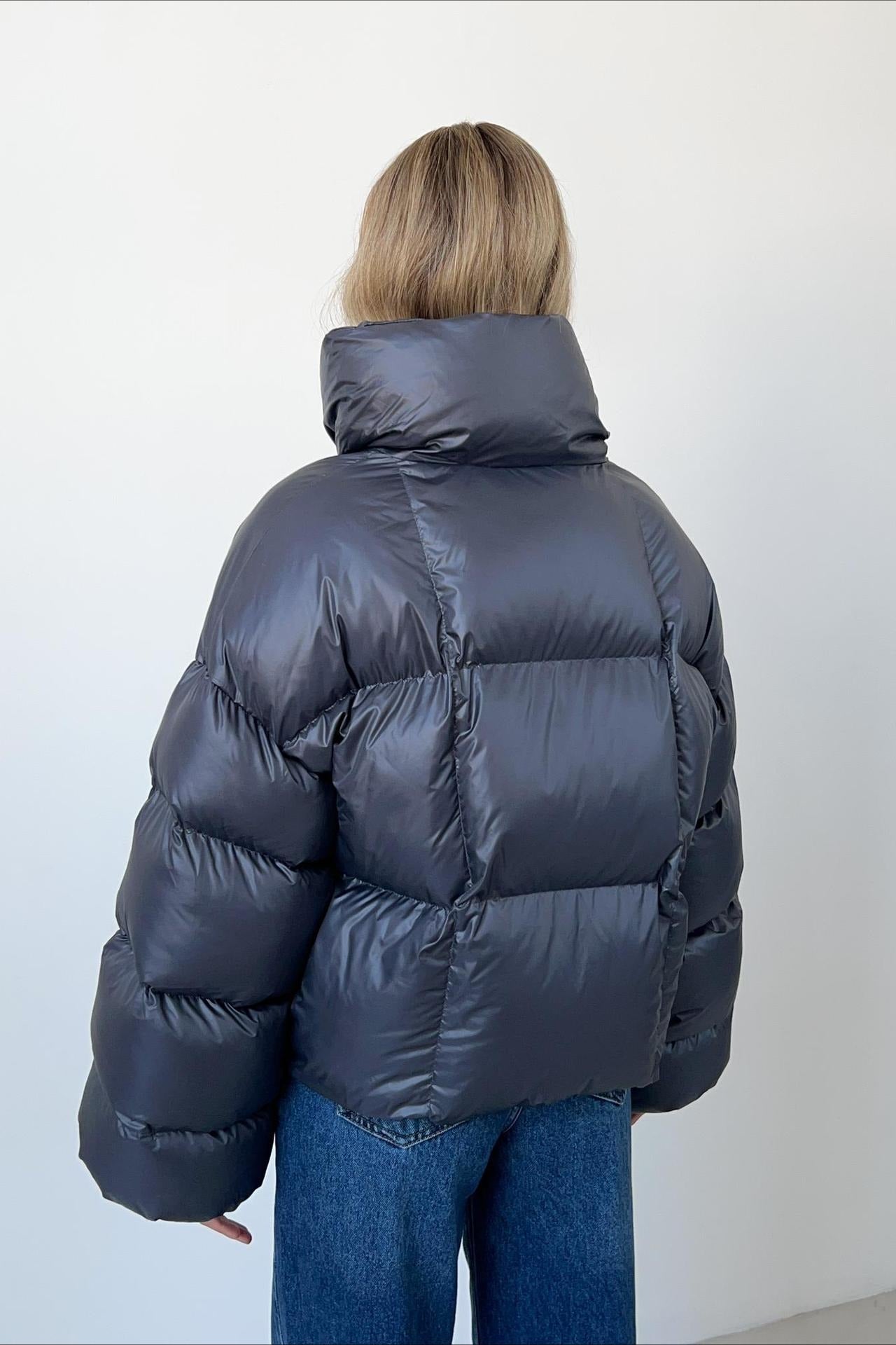 Short Hooded Puffer Jacket