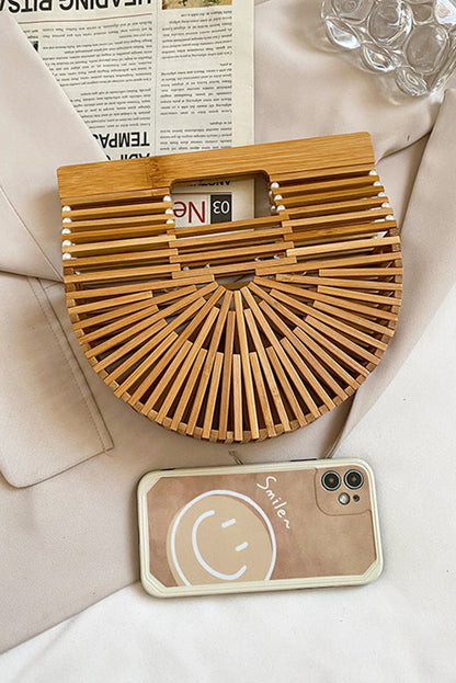 Fashionable Bamboo Pearl Handbag