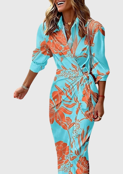 | Wrap Dress in Print