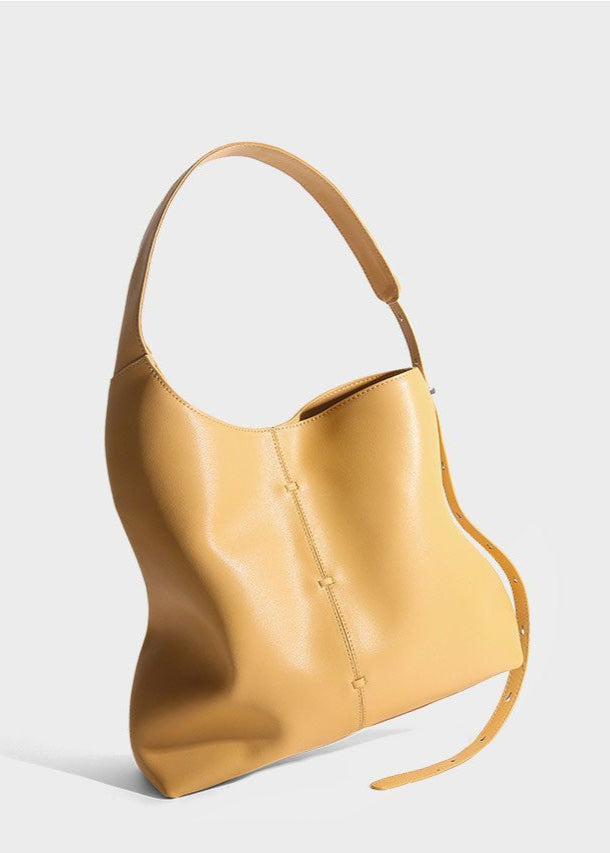 Celestia - Soft Leather Shoulder Tote Bag