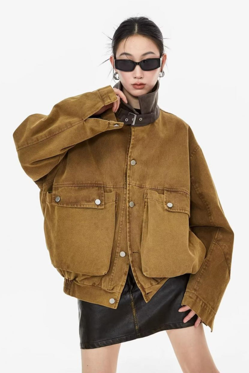 Relaxed Fit Workwear Pocket Jacket