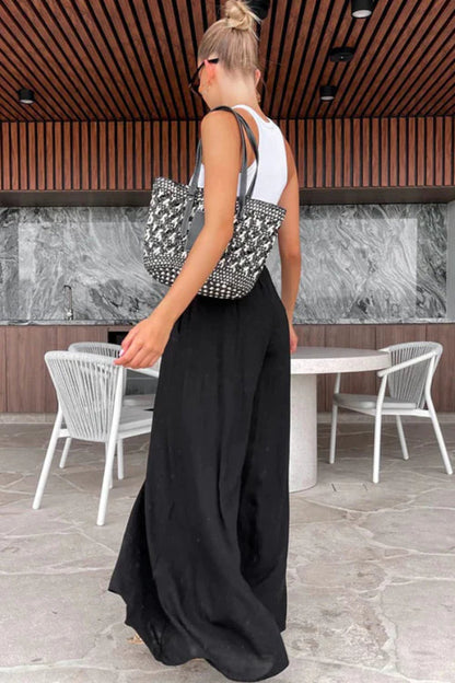 ON MY HEART WIDE LEG LINEN PANTS - 4 COLORS