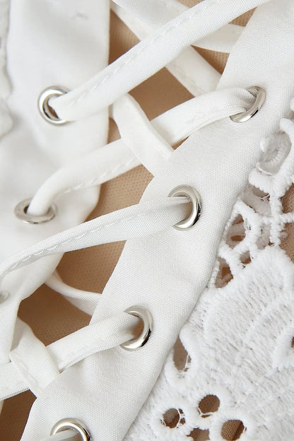 Lace Mesh Cami Maxi Dress