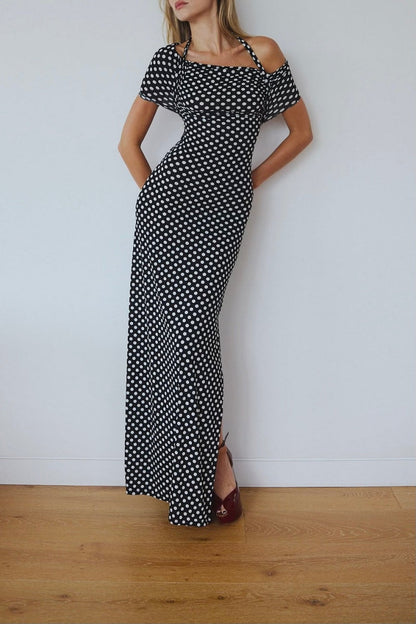 Polka Dot Maxi Dress