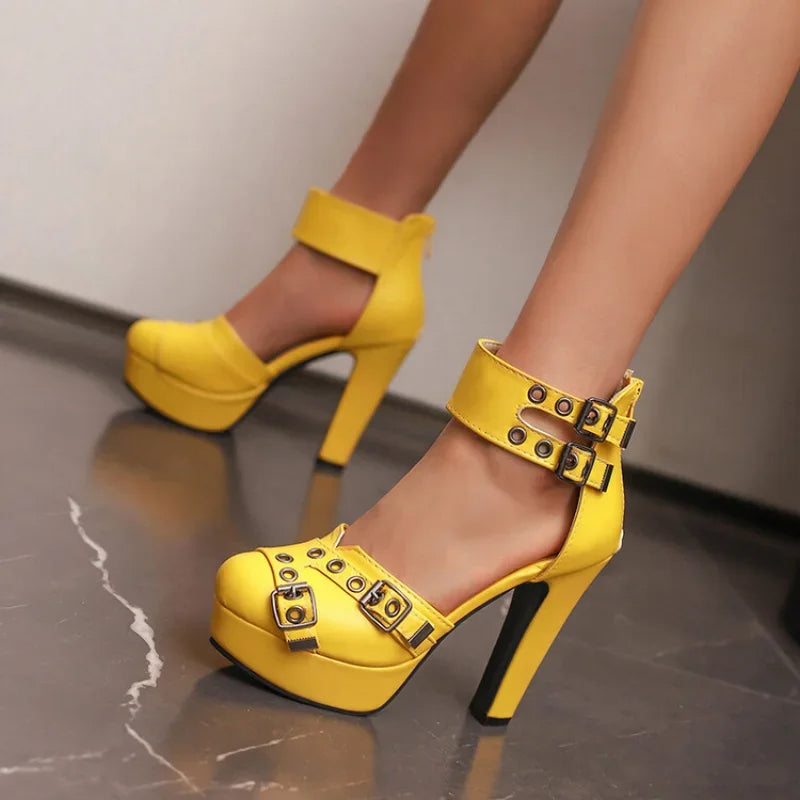 Anna & Rose | Ember™ | Elegant Strap Heels