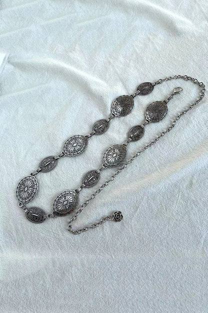 Raegan | Retro Geometric Waist Chain