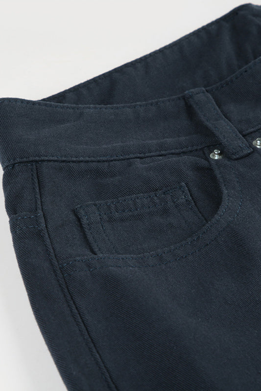 Studded Split Low Waist Wide Leg Cargo Pant