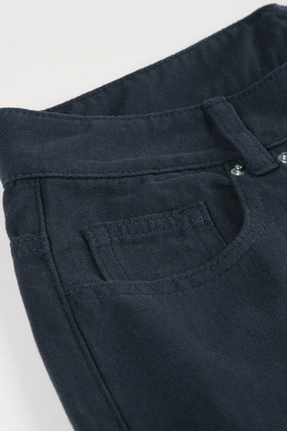 Studded Split Low Waist Wide Leg Cargo Pant