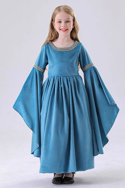 Vintage Royal Gown Kid Halloween Costume