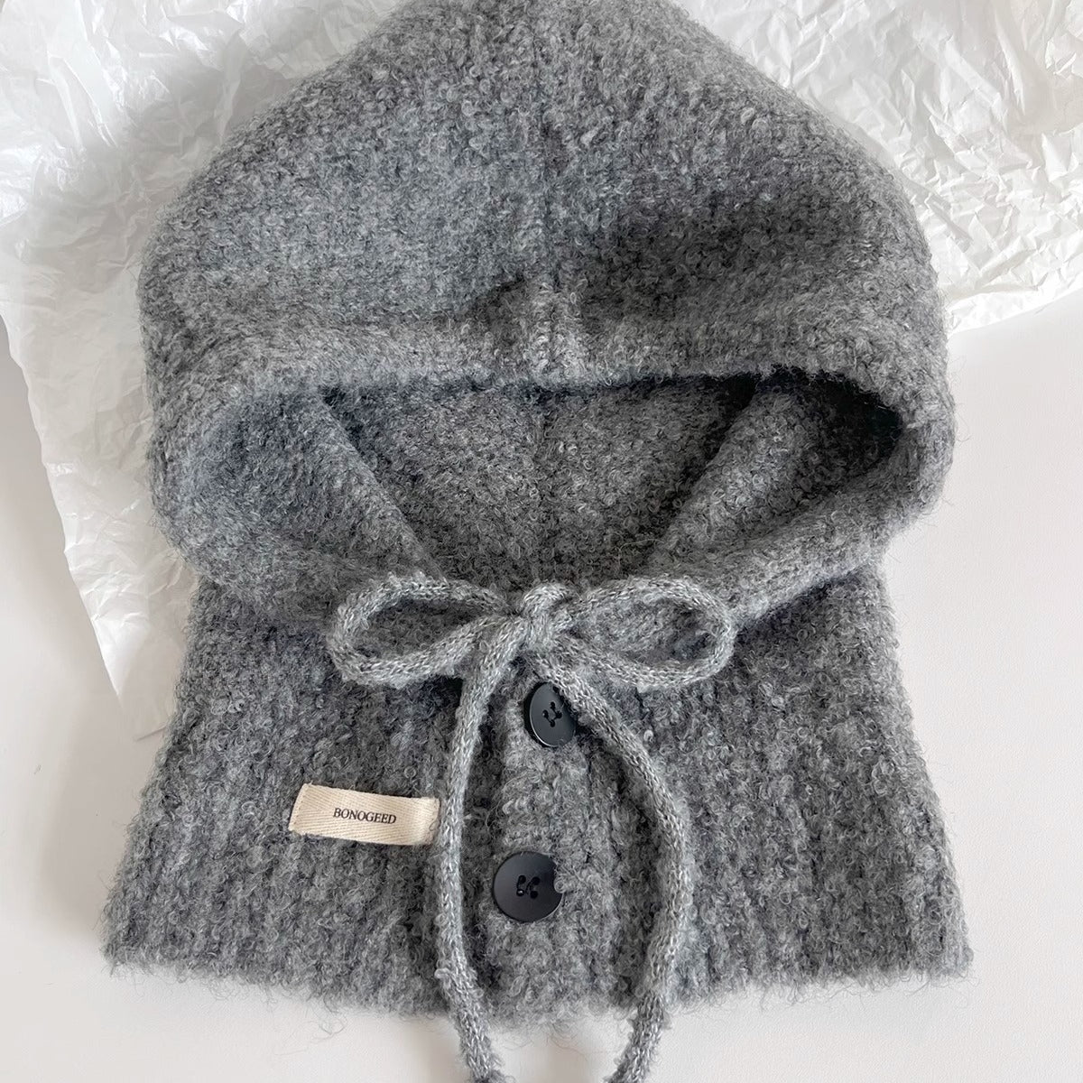 Vintage Balaclava Knit Neck Warmer Hat