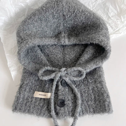 Vintage Balaclava Knit Neck Warmer Hat