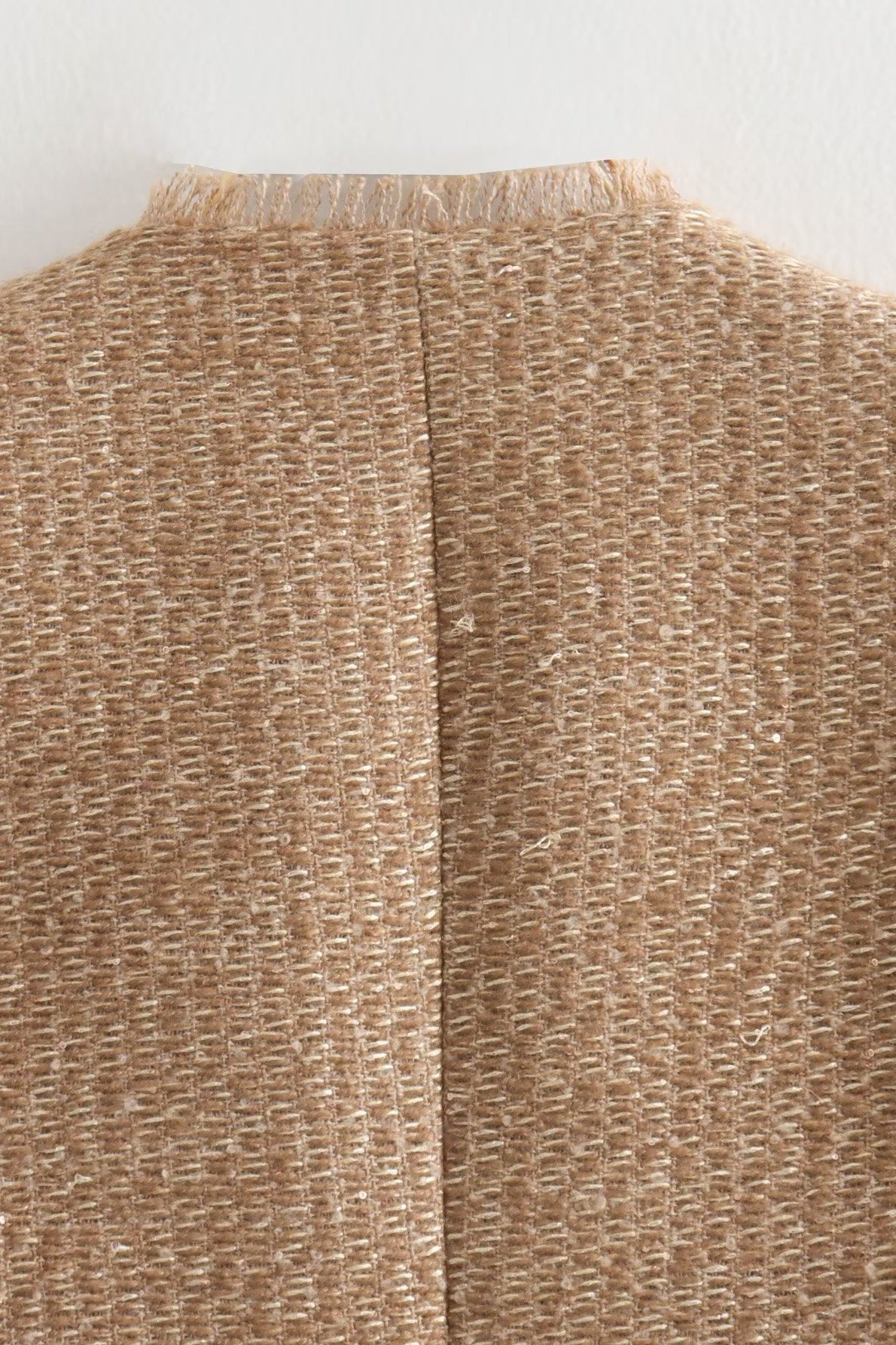 Tweed Single Breasted Short Coat