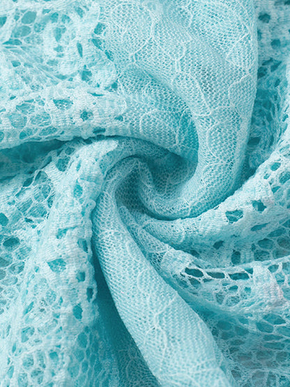 Blue Y2k V-Neck Pullover Tank Top