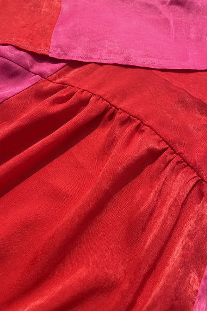 Fashion Color Matching Casual Two-piece Set