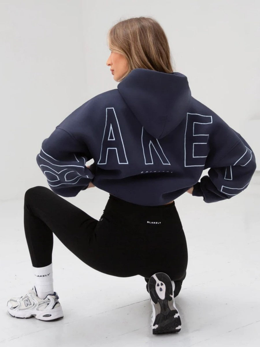 Autumn Women's Letter Hoodie Jackets