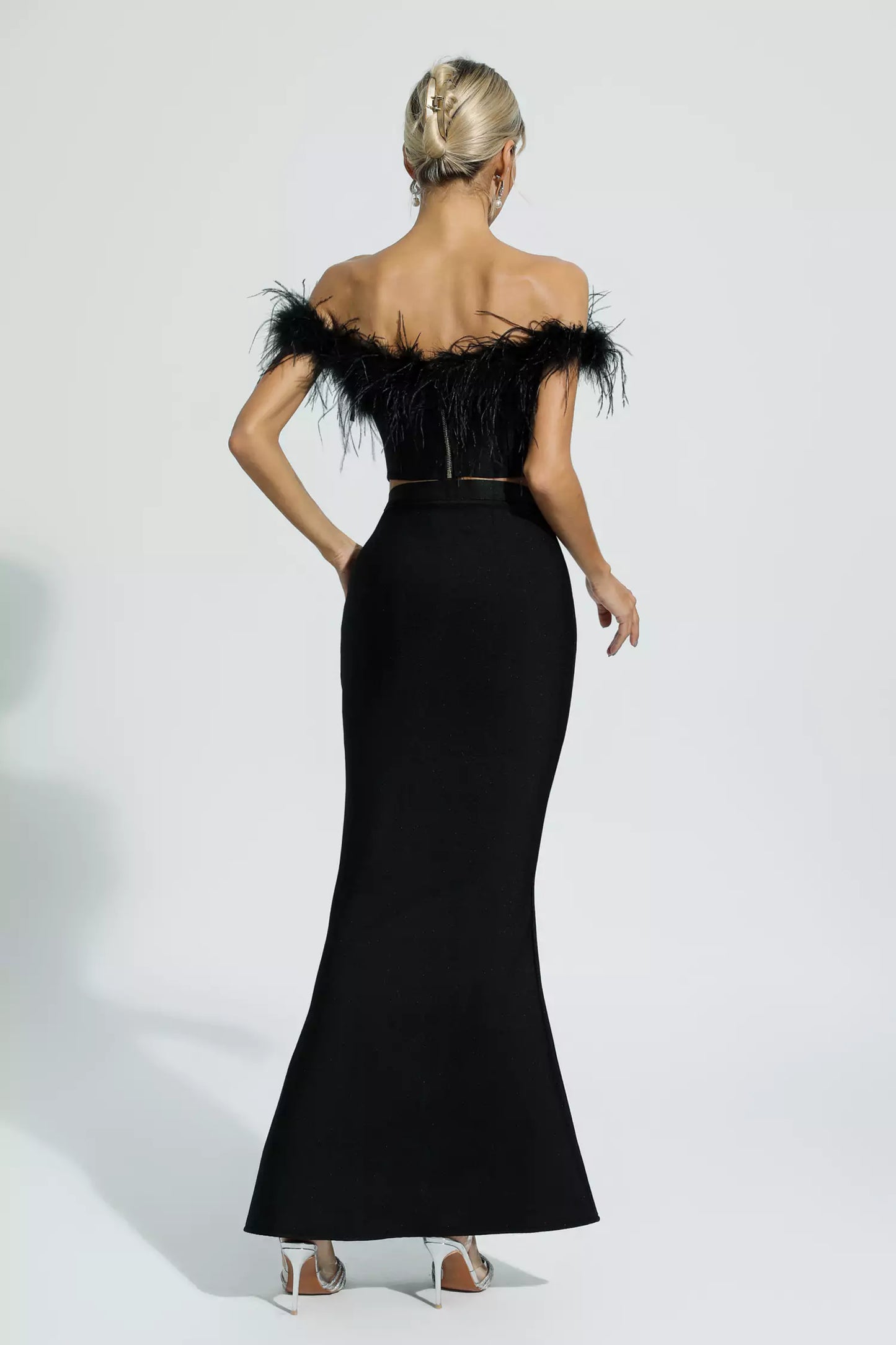 Ellianna Black Feather Bandage Set