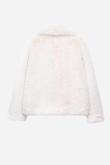 Lucy Faux Fur Shawl Collar Jacket