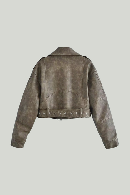 Clara Lapel Collar Cropped Jacket