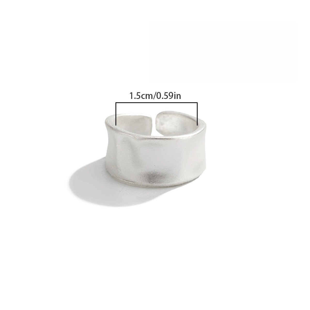 Unisex Irregular Geometric Open Knuckle Ring