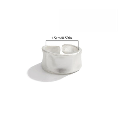 Unisex Irregular Geometric Open Knuckle Ring