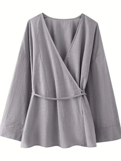 Double Breasted Elegant Kimono Outerwear