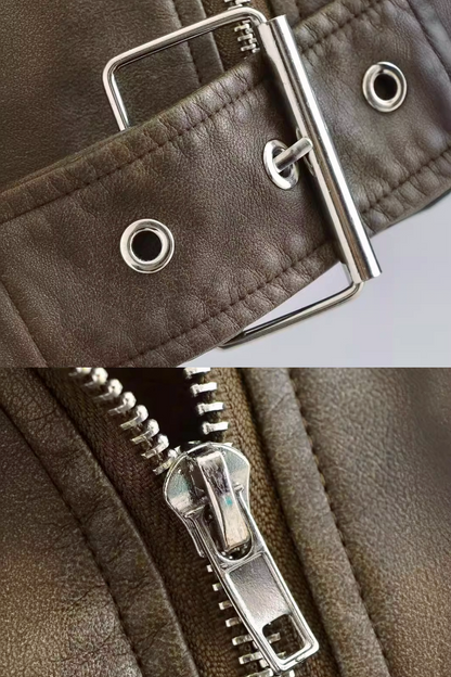 Clara Lapel Collar Cropped Jacket