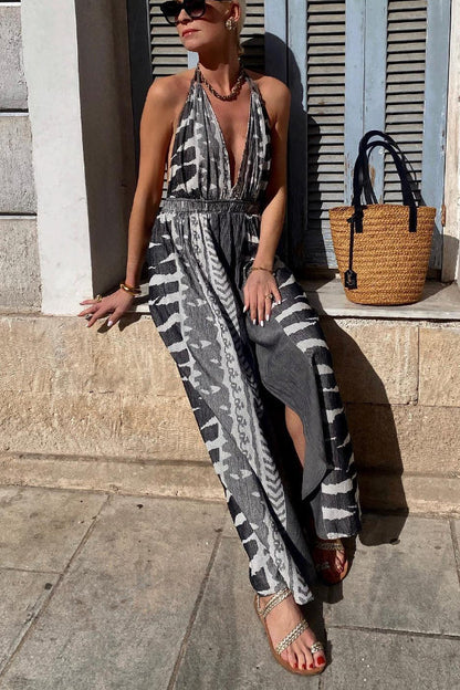 LONG NECKHOLDER DRESS SCORPIOS