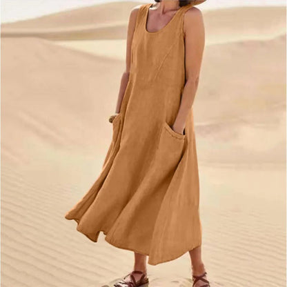 Tina™ - Summer Linen Dress
