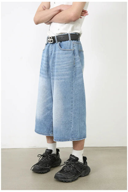 Vintage Y2K Loose Cropped Jeans