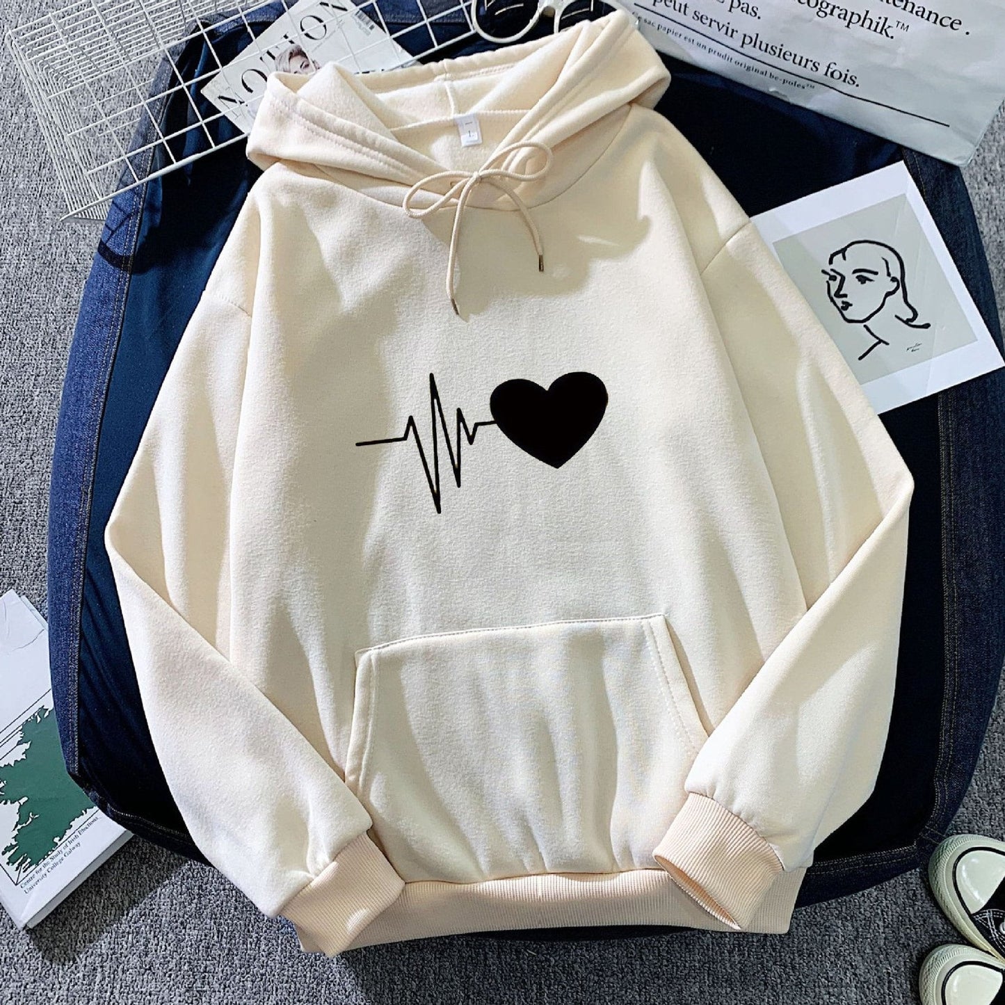 Pulse Love - Graphic Heart Hoodie