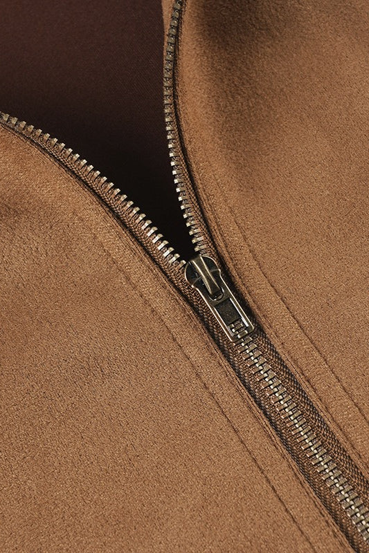 Short Lapel Collar Vintage Jacket