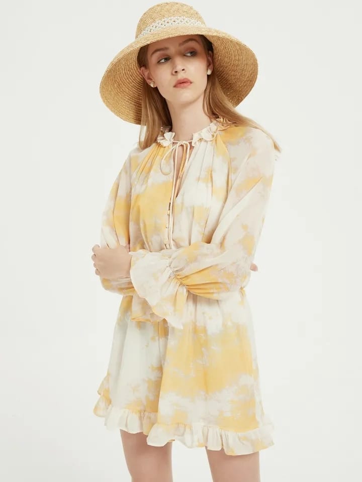 Floral Chiffon Dress