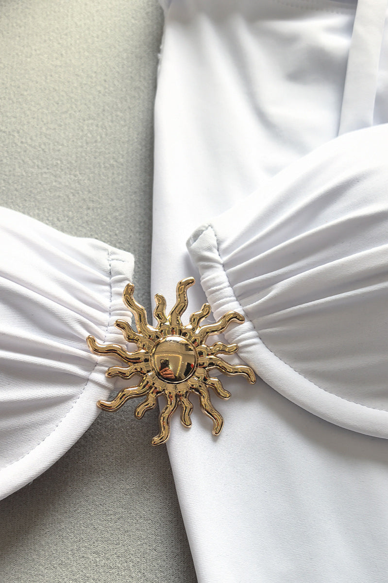 Sexy Bikini with Beach Skirt Three Piece Swim Set