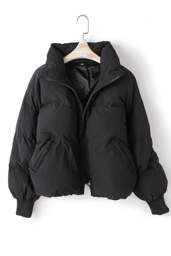 Fashionable and Versatile Slim Loose Short Cotton Jacket